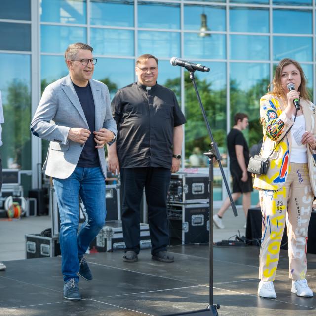 Otwarcie Pikniku - Rektor PP