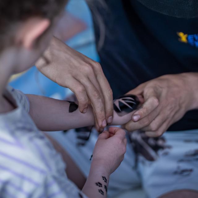 Dziecięce tatuaże.